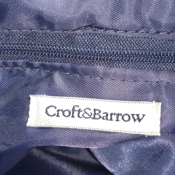 Blue and Red Striped Shoulder Bag - Picture 7 of 7